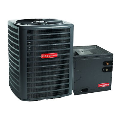 Goodman 2 Ton 13.4 SEER2 AC & 14" Wide Vertical Cased Coil System, R32