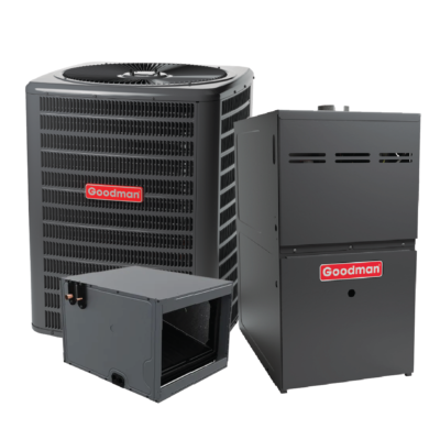 Goodman 1.5 Ton 13.8 SEER2 AC & 80%AFUE 40,000 BTU Gas Furnace System-Horizontal
