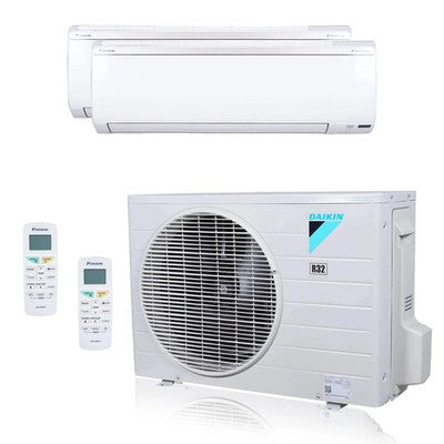 Daikin MXM 36K BTU 20.6 SEER2 2 Zone R32 Mini Split Heat Pump System - 15K+15K